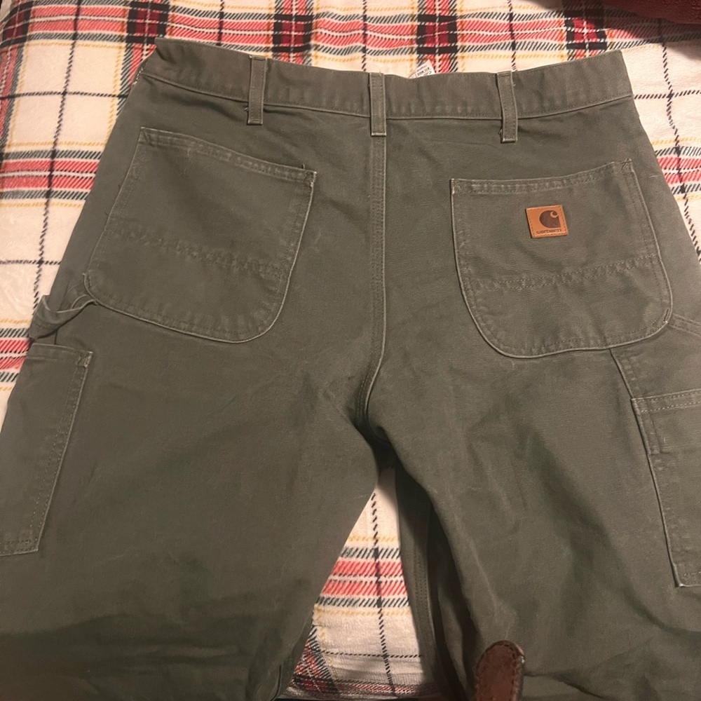 Carhartt Men's Straight Jeans Olive Green